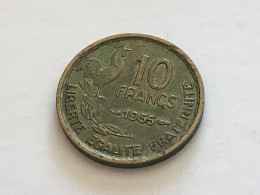 Münze Münzen Umlaufmünze Frankreich 10 Francs 1955 - 10 Francs