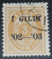 Iceland 3 Aur 1902 Small 3 - Used Stamps