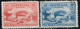 Australie - 1932 - Y&T N° 89* Et 90°, Neuf Avec Trace De Charnière Et Oblitéré - Gebruikt