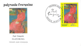Polynésie Française - Enveloppe FDC  Premier Jour D'émission-Gauguin PAPEETE 14 SEPT 1994  FAATURUMA-PRIX FIXE - FDC