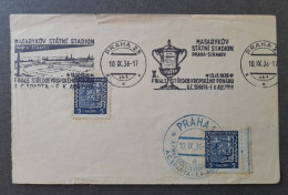 CESKA TCHEQUE TCHEQUIE 1936 A SPARTA AUSTRIA   FOOTBALL FUSSBALL SOCCER CALCIO FOOT FUTBOL VOETBAL - Covers & Documents