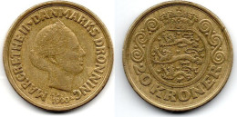 MA 30123 / Danemark - Denmark - Dänemark 20 Kroner 1990 TTB - 5 Centimes