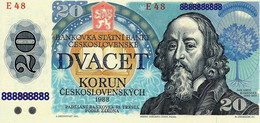 Czechoslovakia 20 Kc 1988 Series E - Tsjechoslowakije