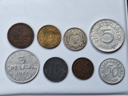 Austria And Germany 8 Old Coins Since 1851 - Andere - Europa