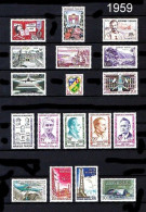 FRANCE - Année Complète 1959 - N° 1189 à 1229 - Neufs N** - Très Beaux - 1950-1959