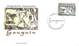 Polynésie Française -Premier Jour -ENVELOPPE FDC - Gauguin- Papeete 8 Novembre 2006 La Récolte De Feï Bananes - FDC