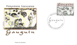 Polynésie Française - Premier Jour - Enveloppe FDC - Gauguin 8 Novembre  2006 Femmes Animaux Et Feuillages - FDC
