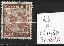 INDES NEERLANDAISES 23 Oblitéré Côte 0.30 € - Niederländisch-Indien