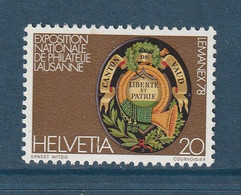 Suisse - YT N° 1046 ** - Neuf Sans Charnière - 1978 - Nuovi