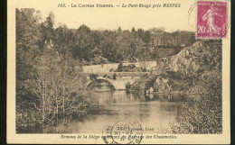 Le Pont Rouge Pres Mestes Remous De La Digue En Amont Du Barrage Des Caumettes - Eygurande