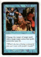 MAGIC The GATHERING  "Divert"---ODYSSEY (MTG--160-4) - Blau