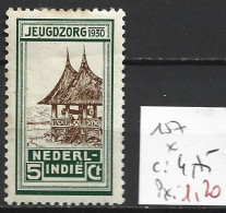 INDES NEERLANDAISES 157 * Côte 4.75 € - Nederlands-Indië