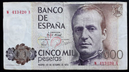 # # # Banknote Spanien (Spain) 5.000 Pesetas 1979 # # # - [ 4] 1975-…: Juan Carlos I.