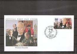 Churchill ( FDC Des Marshall De 2000 à Voir) - Sir Winston Churchill