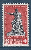 Suisse - YT N° 351 ** - Neuf Sans Charnière - 1940 - Nuevos