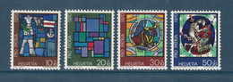 Suisse - YT N° 857 à 860 ** - Neuf Sans Charnière - 1970 - Neufs