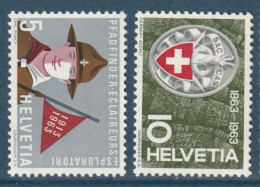 Suisse - YT N° 705 Et 706 ** - Neuf Sans Charnière - 1963 - Ongebruikt