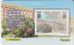 TESSERA FILATELICA VALORE 0,45 EURO PROVINCIA CASERTA (TF1295 - Philatelistische Karten