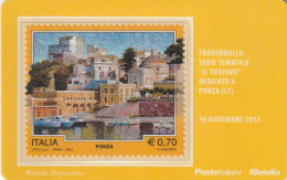 TESSERA FILATELICA VALORE 0,7 EURO PONZA (TF1257 - Philatelistische Karten