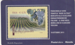 TESSERA FILATELICA VALORE 0,7 EURO MORELLINO DI SCANSANO (TF1245 - Cartes Philatéliques