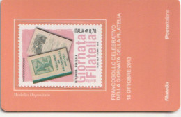 TESSERA FILATELICA VALORE 0,7 EURO GIORNATA FILATELIA (TF1241 - Philatelic Cards