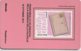 TESSERA FILATELICA VALORE 0,7 EURO GIORNATA FILATELIA (TF1237 - Cartes Philatéliques