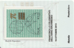 TESSERA FILATELICA VALORE 0,7 EURO ANNO ARCHIMEDEO (TF1232 - Cartes Philatéliques