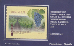 TESSERA FILATELICA VALORE 0,7 EURO CESANESE (TF1230 - Philatelic Cards