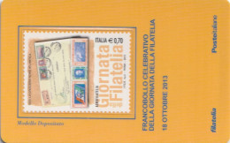 TESSERA FILATELICA VALORE 0,7 EURO GIORNATA FILATELIA (TF1227 - Philatelic Cards