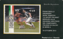 TESSERA FILATELICA VALORE 0,7 EURO JUVENTUS (TF1226 - Philatelic Cards