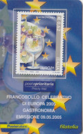 TESSERA FILATELICA VALORE 0,62 EURO GASTRONOMIA (TF1213 - Cartes Philatéliques