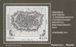 TESSERA FILATELICA VALORE 0,7 EURO LUCCA (TF1220 - Cartes Philatéliques