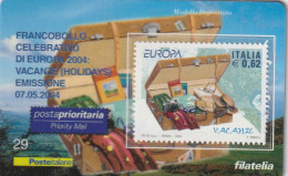 TESSERA FILATELICA VALORE 0,62 EURO EUROPA (TF1211 - Philatelistische Karten