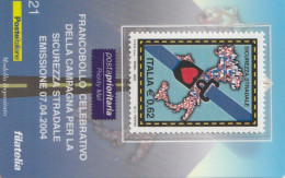 TESSERA FILATELICA VALORE 0,62 EURO SICUREZZA STRADALE (TF1210 - Philatelic Cards