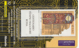 TESSERA FILATELICA VALORE 0,62 EURO TEMPIO MAGGIORE ROMA (TF1204 - Cartes Philatéliques