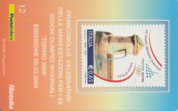 TESSERA FILATELICA VALORE 0,65 EURO TORINO 2006 (TF1190 - Philatelic Cards