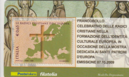 TESSERA FILATELICA VALORE 0,65 EURO RADICI CRISTIANE (TF1183 - Filatelistische Kaarten