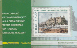 TESSERA FILATELICA VALORE 0,65 EURO FIUME (TF1171 - Philatelic Cards