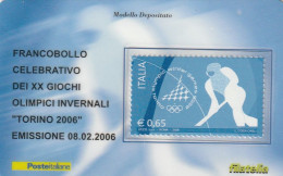 TESSERA FILATELICA VALORE 0,65 EURO TORINO 2006 (TF1174 - Cartes Philatéliques