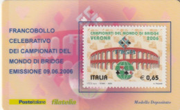 TESSERA FILATELICA VALORE 0,65 EURO BRIDGE (TF1166 - Philatelistische Karten