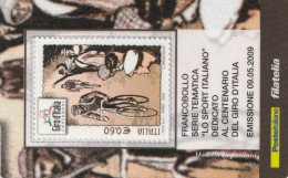 TESSERA FILATELICA VALORE 0,6 EURO CENT GIRO D'ITALIA (TF1162 - Tarjetas Filatélicas