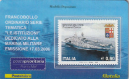 TESSERA FILATELICA VALORE 0,6 EURO MARINA MILITARE (TF1147 - Cartes Philatéliques