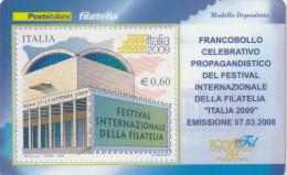 TESSERA FILATELICA VALORE 0,6 EURO FESIVAL FILATELIA (TF1134 - Filatelistische Kaarten