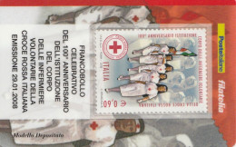 TESSERA FILATELICA VALORE 0,6 EURO CROCE ROSSA (TF1132 - Cartes Philatéliques