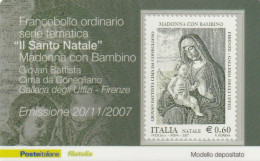 TESSERA FILATELICA VALORE 0,6 EURO NATALE (TF1130 - Philatelistische Karten