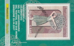 TESSERA FILATELICA VALORE 0,6 EURO FESTIVAL DEI DUE MONDI (TF1102 - Philatelic Cards