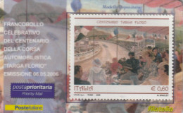 TESSERA FILATELICA VALORE 0,6 EURO TARGA FLORIO (TF1092 - Tarjetas Filatélicas