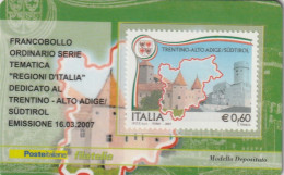 TESSERA FILATELICA VALORE 0,6 EURO TRENTINO AA (TF1079 - Cartes Philatéliques