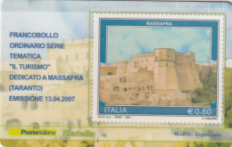 TESSERA FILATELICA VALORE 0,6 EURO MASSAFRA (TF1076 - Tessere Filateliche