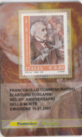 TESSERA FILATELICA VALORE 0,6 EURO TOSCANINI (TF1065 - Tarjetas Filatélicas